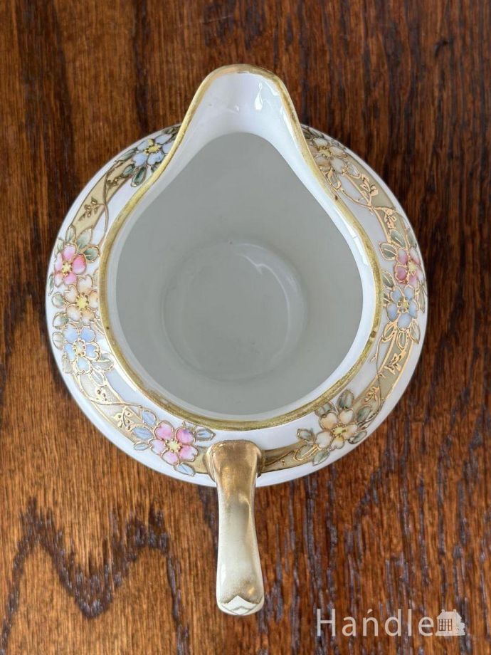 オールドノリタケの美しい陶磁器、手描きのお花が美しいアンティーク