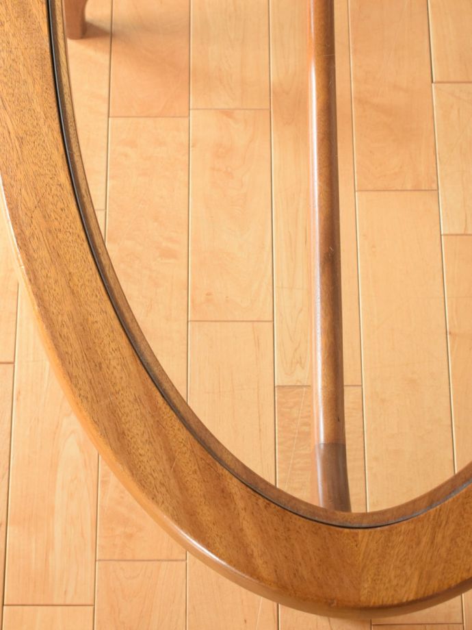 Stonehill社のヴィンテージコーヒーテーブル、オーバル形のおしゃれな