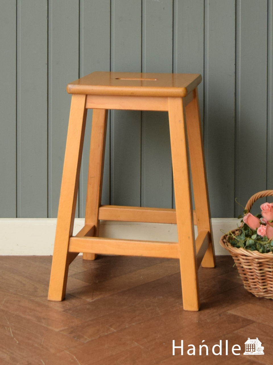 アンティーク スツール （グリーン）(y-26)｜アンティークチェア・椅子