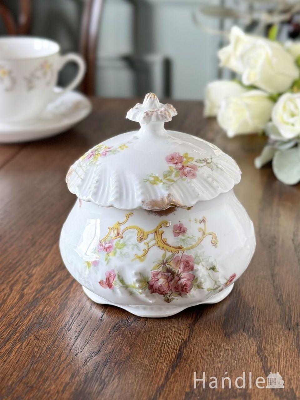 LIMOGES リモージュ トリンケットボックス 小物入れ ハンドペイント 花