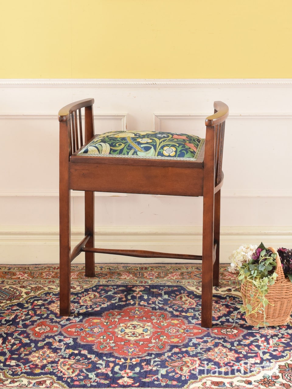 アンティーク スツール （グリーン）(y-26)｜アンティークチェア・椅子