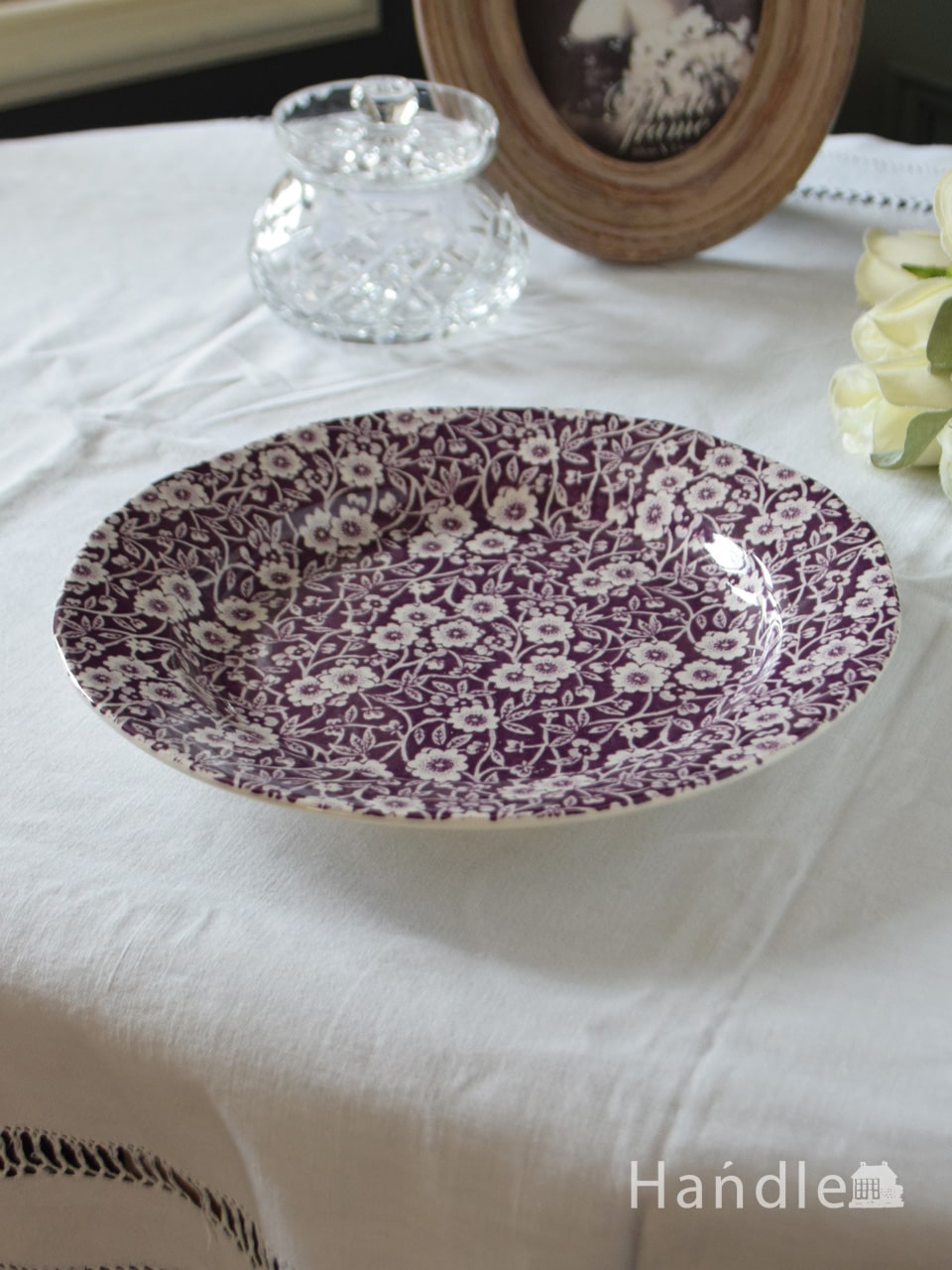 限定販売！英国バーレイ社のおしゃれな食器、 限定キャリコ柄の