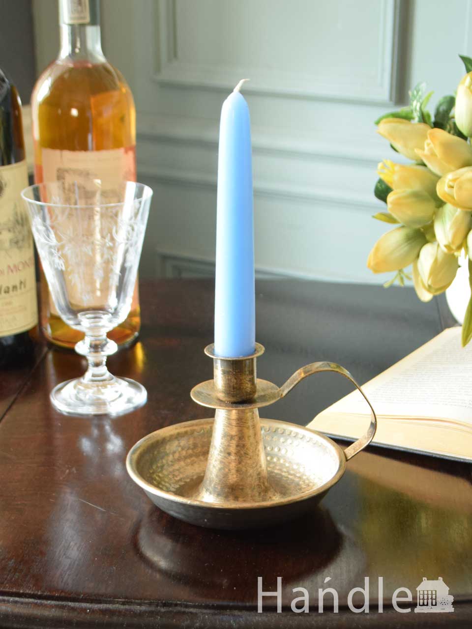 アンティーク調のおしゃれな雑貨、アンティーク風に仕上げたキャンドル