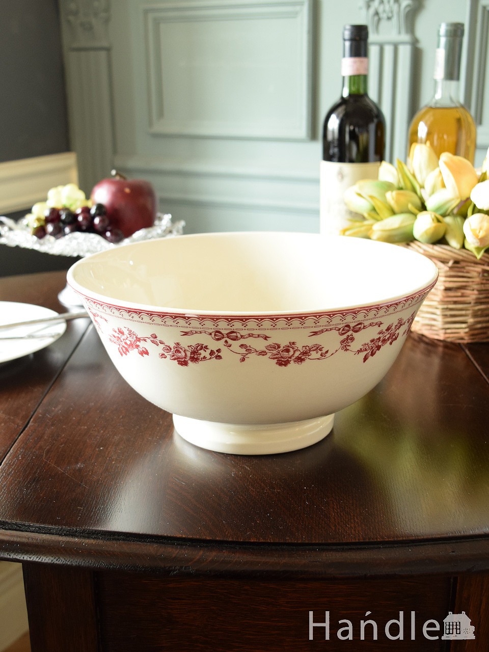 フランスのおしゃれな食器、コントワール・ドゥ・ファミーユのサラダ