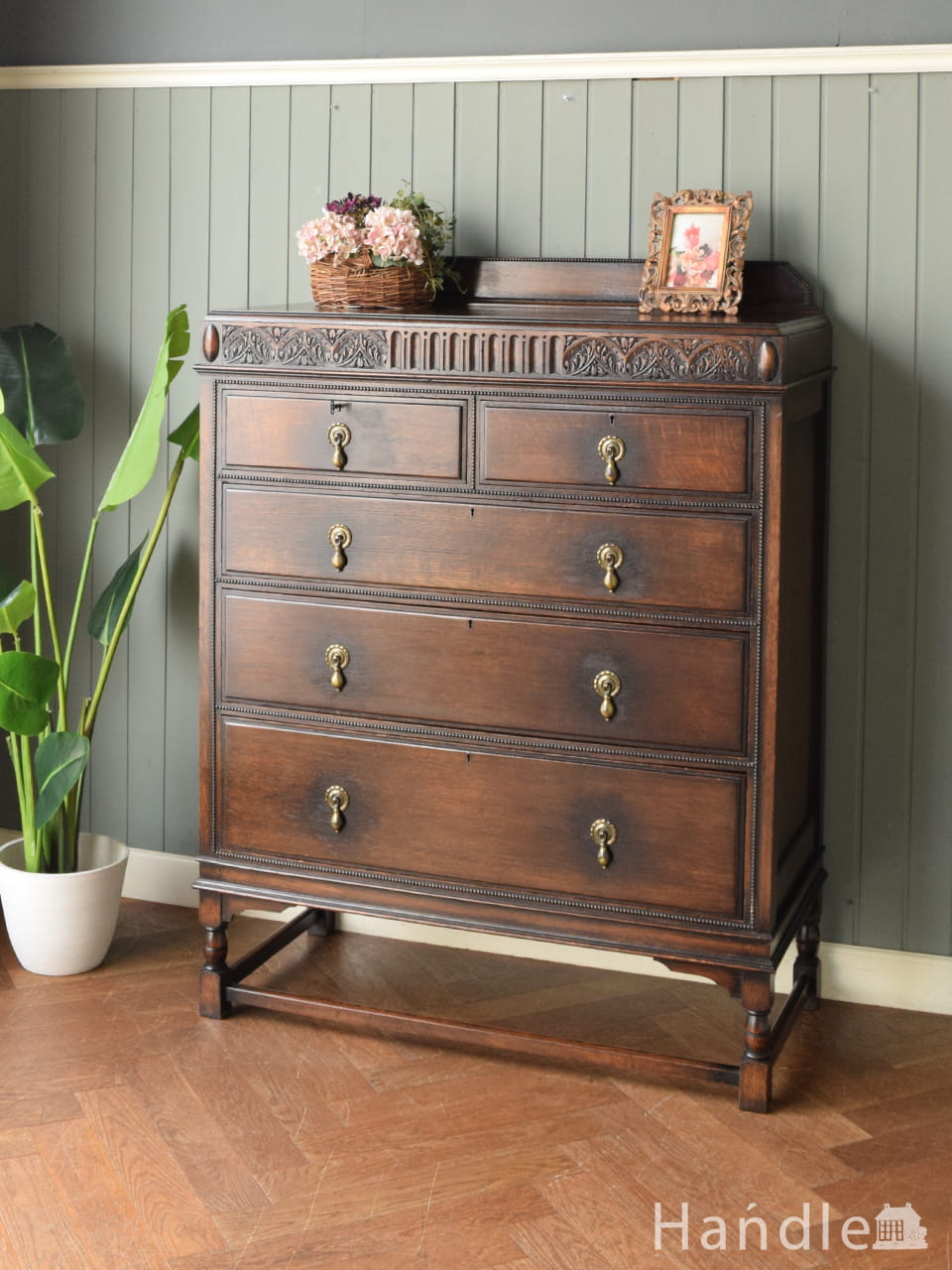 アンティーク パイン チェスト(o-2)｜アンティーク家具