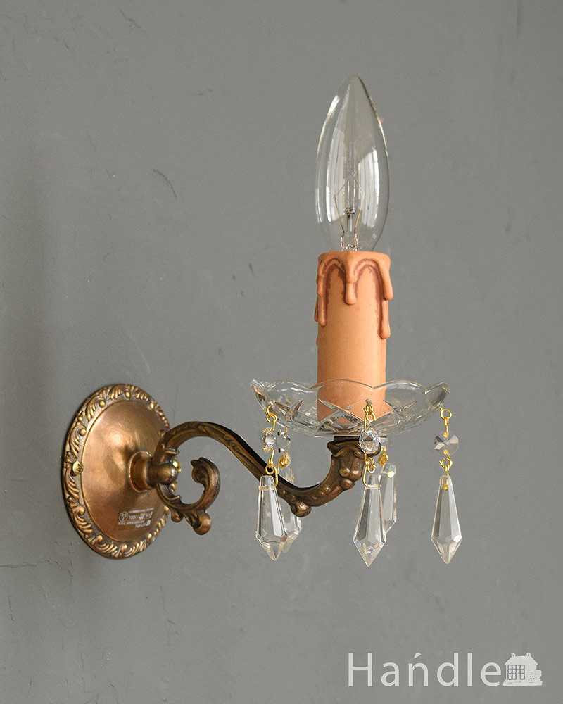 Handleオリジナルの壁付けシャンデリアG（アンティーク色・E17