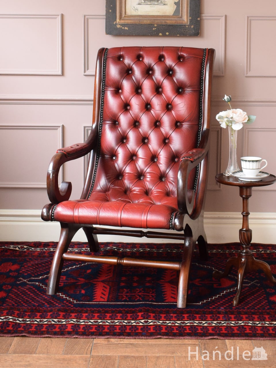 アーコール社のアンティークソファ、1人掛けのラウンジチェア(x-406-c