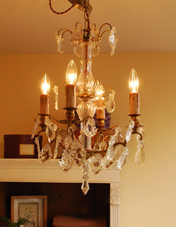 1930年代のアンティーク シャンデリア(x-504-z)｜照明おしゃれ