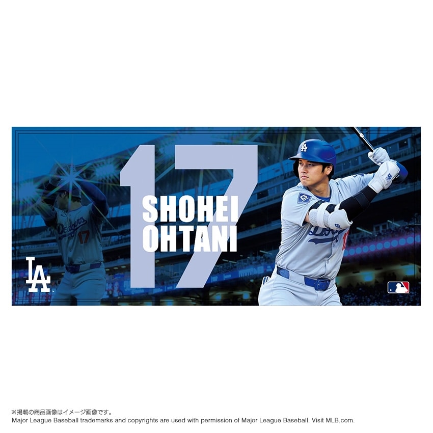 MLB公式】大谷翔平 マイクロファイバー フェイスタオル｜ドジャース