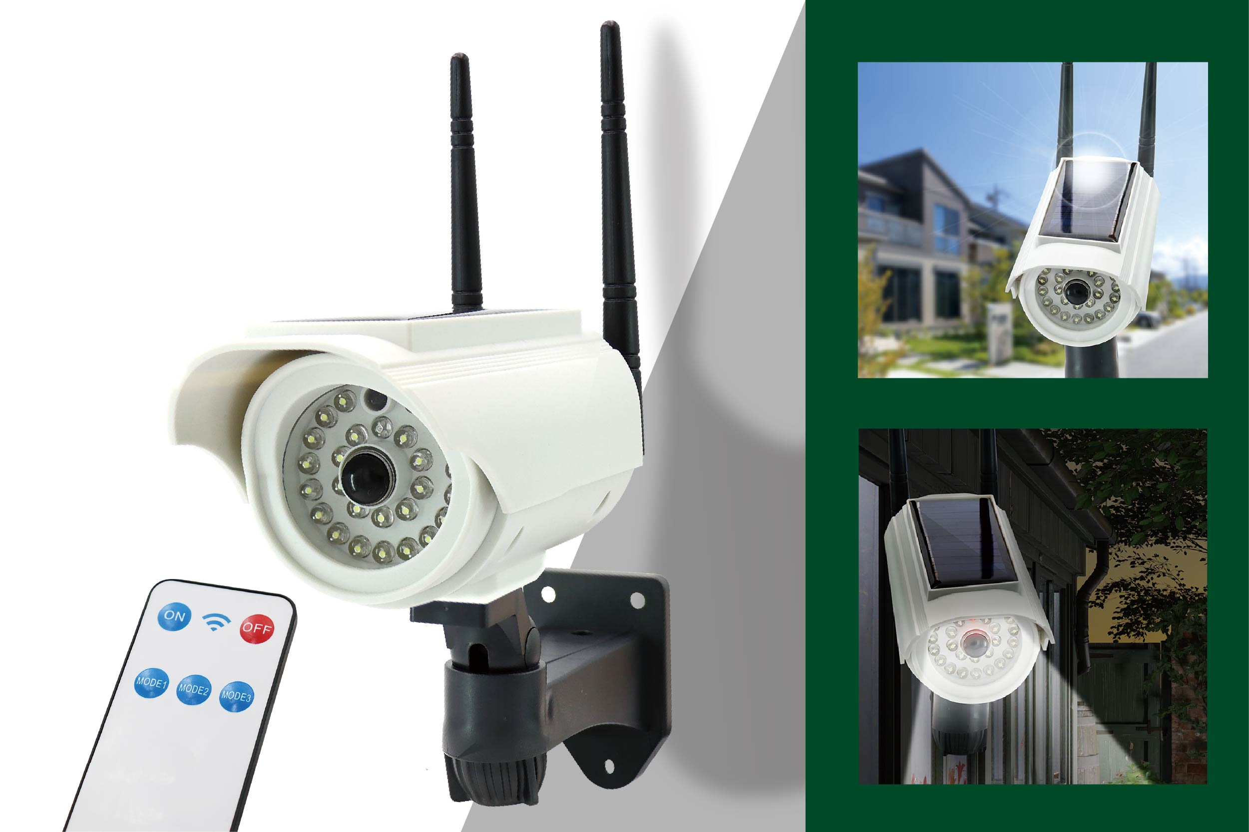 ソーラー充電式ダミーカメラ&ライト | 株式会社ハック