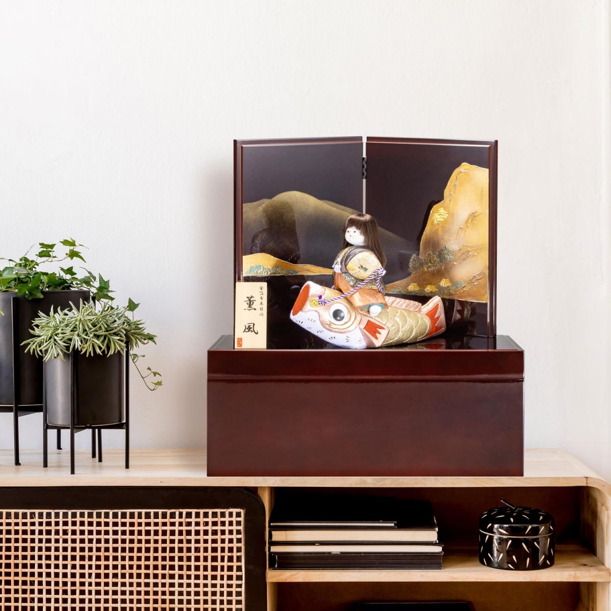 箔一 hakuichi 金箔 金沢箔 金沢 工芸品 コンパクトで本格的な五月人形