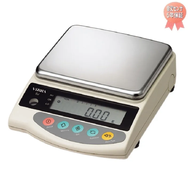 新光電子㈱ 新光電子(VIBRA)高精度天秤 SJ6201｜ひょう量：6,200g 最小