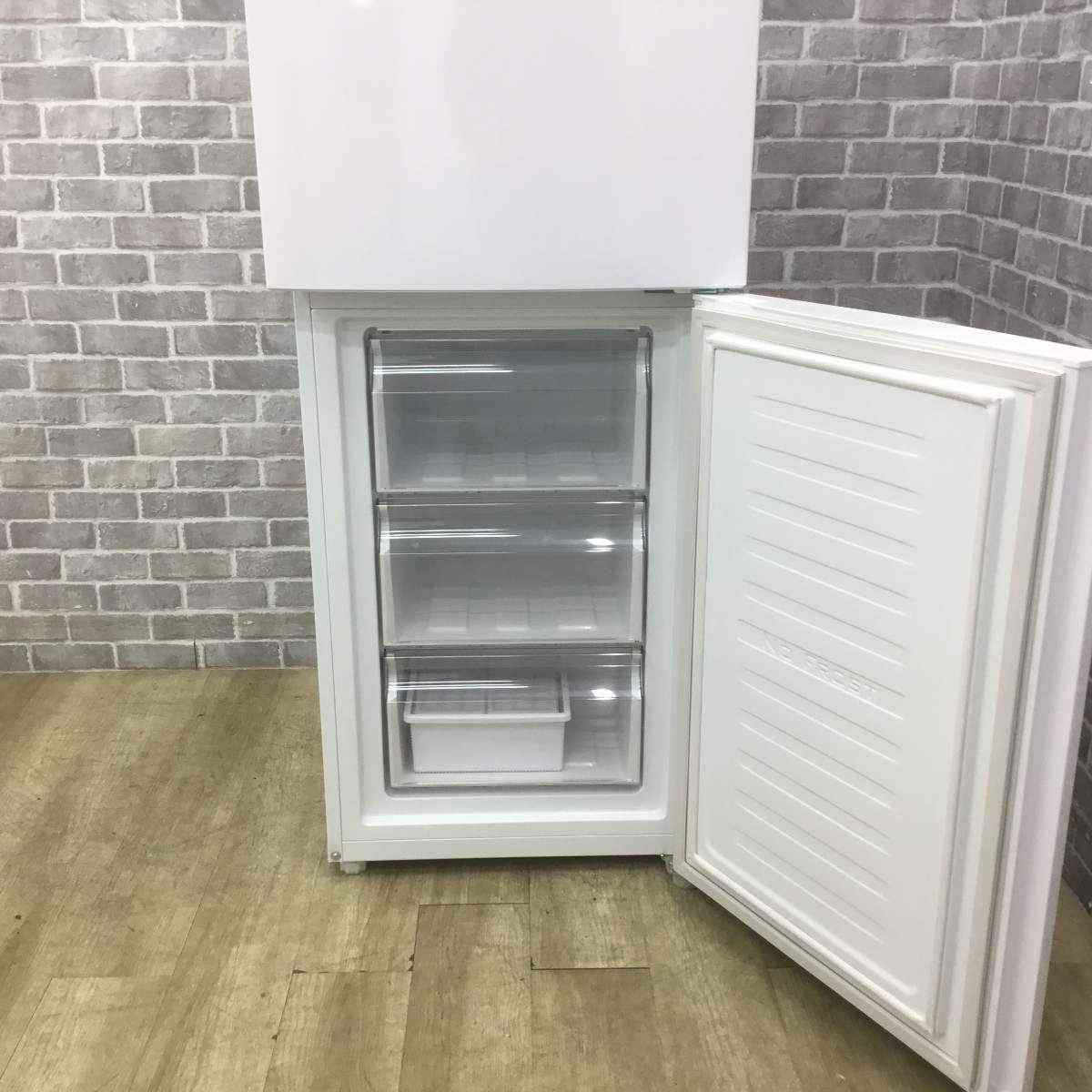 ハイアール 冷蔵庫 2ドア 218L 右開き ホワイト JR-NF218B(W) 2022年製