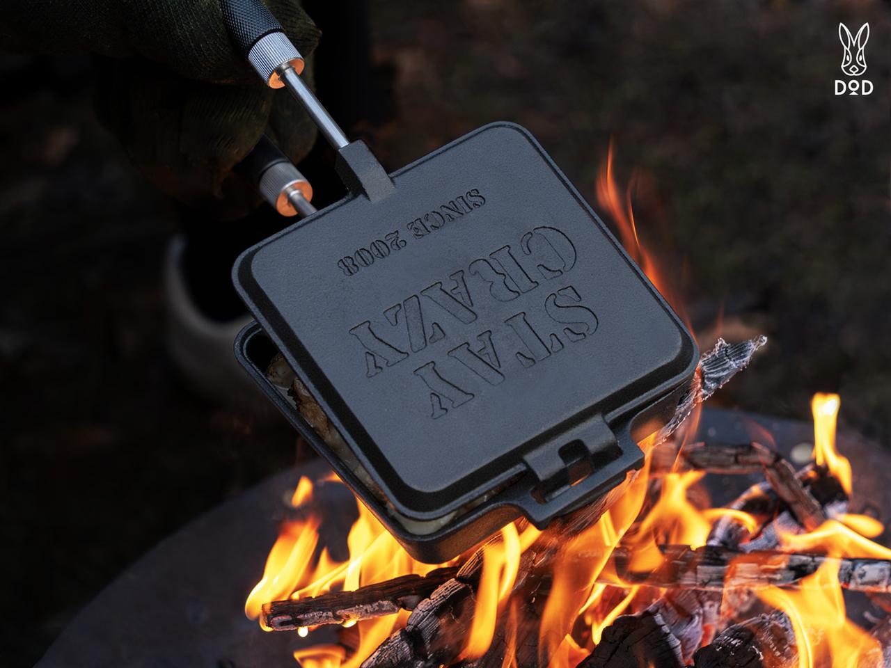 DOD】鋳鉄ボディと機能性を手に入れた「アイアンうさサンドメーカー