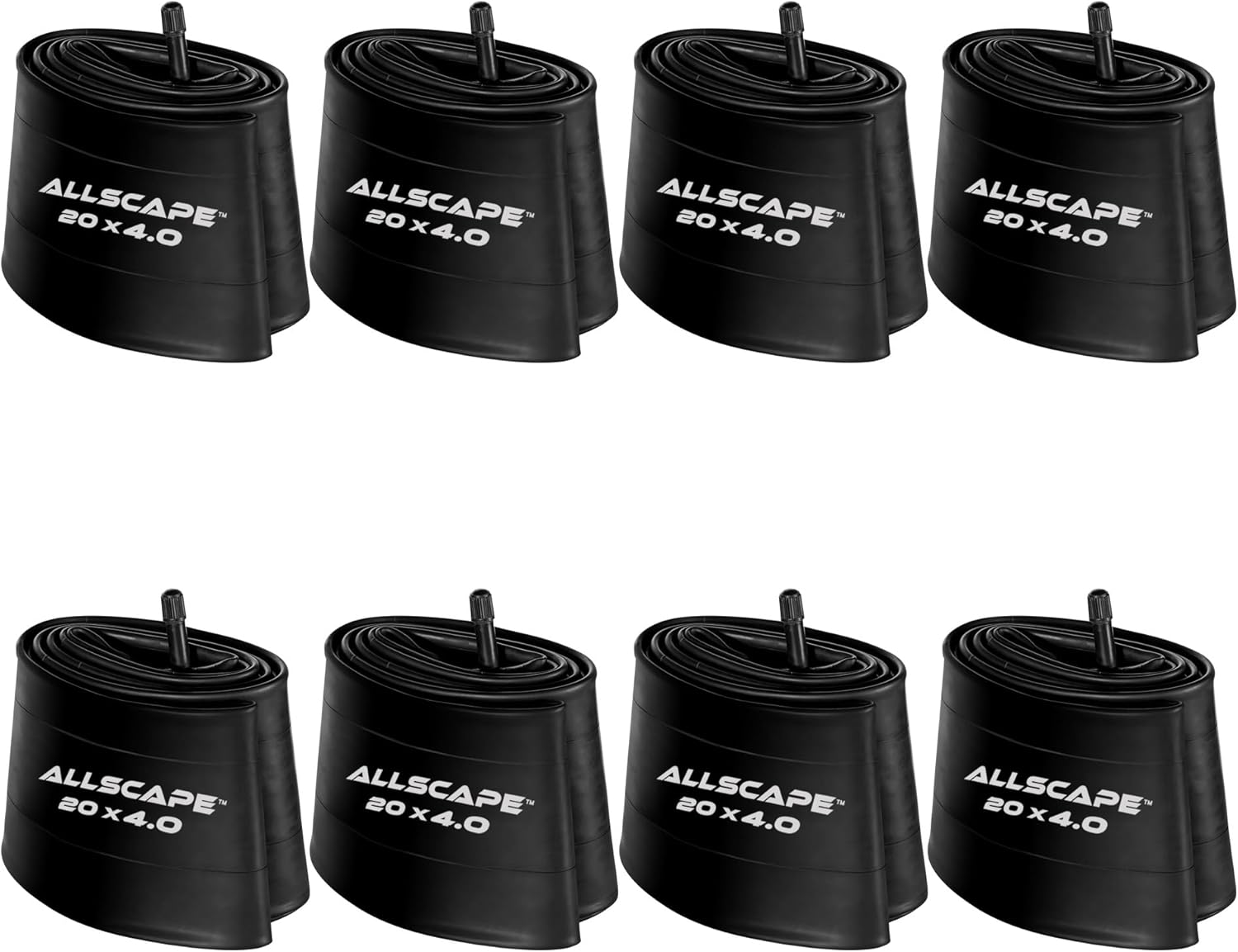 HEB Allscape 20x4' Tubes- Heavy Duty Bike Tube for Ebike Tires
