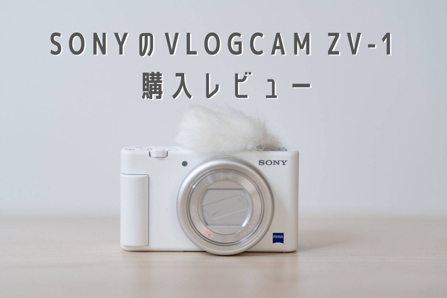 SONYのVLOGCAM ZV-1を購入しましたレビュー！気軽に家族の日常を撮影