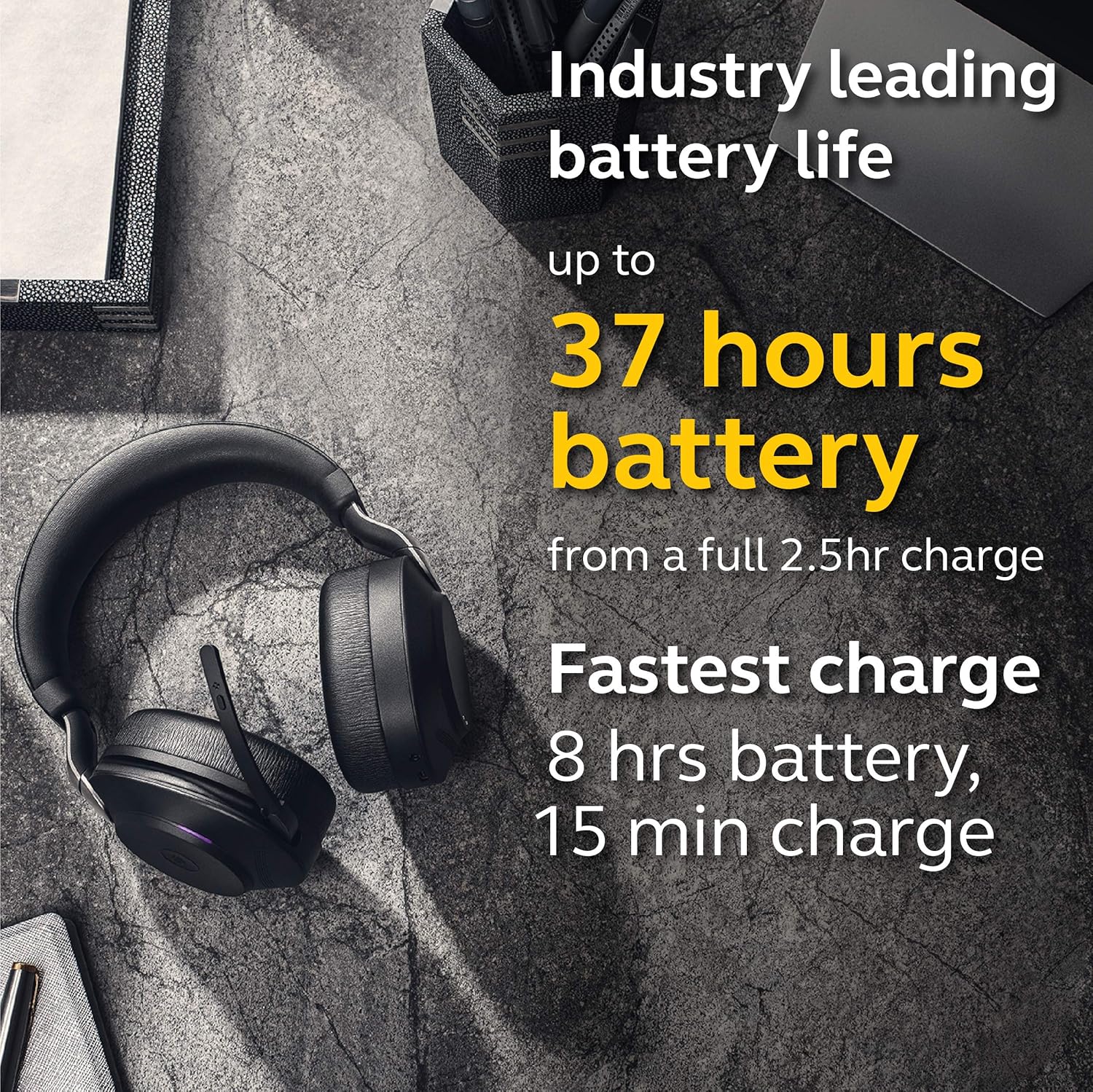 Jabra Evolve2 85: ANC Headset, Crystal-Clear Calls