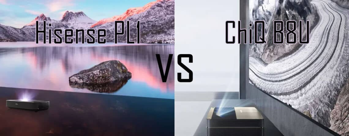 Hisense PL1 vs. ChiQ B8U: Laser TV comparison - HEIMKINOWELTEN.DE