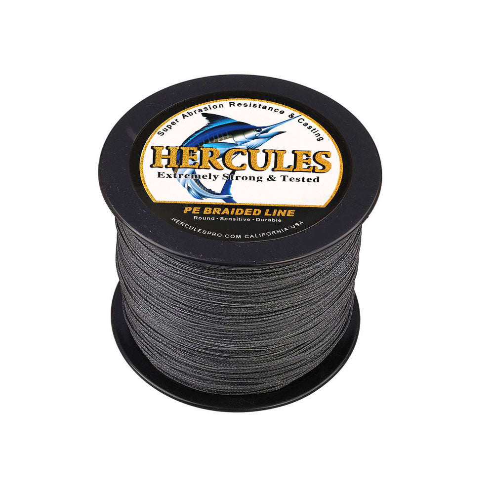 300M 328Yds Black 10lb-300lb HERCULES PE Braided Fishing Line 8