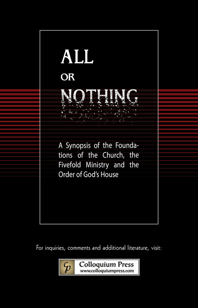 All or Nothing? – Heritage Press