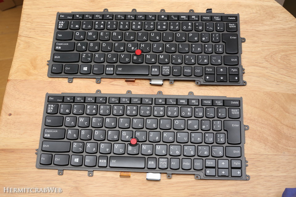 ThinkPad X260のキーボードの調子が悪いので新しいキーボードに交換