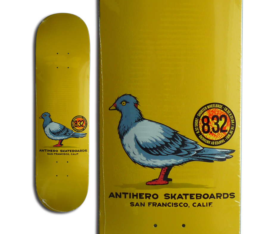 ANTI HERO TEAM PIGEON DECK (8.32 x 31.62inch) デッキ スケート