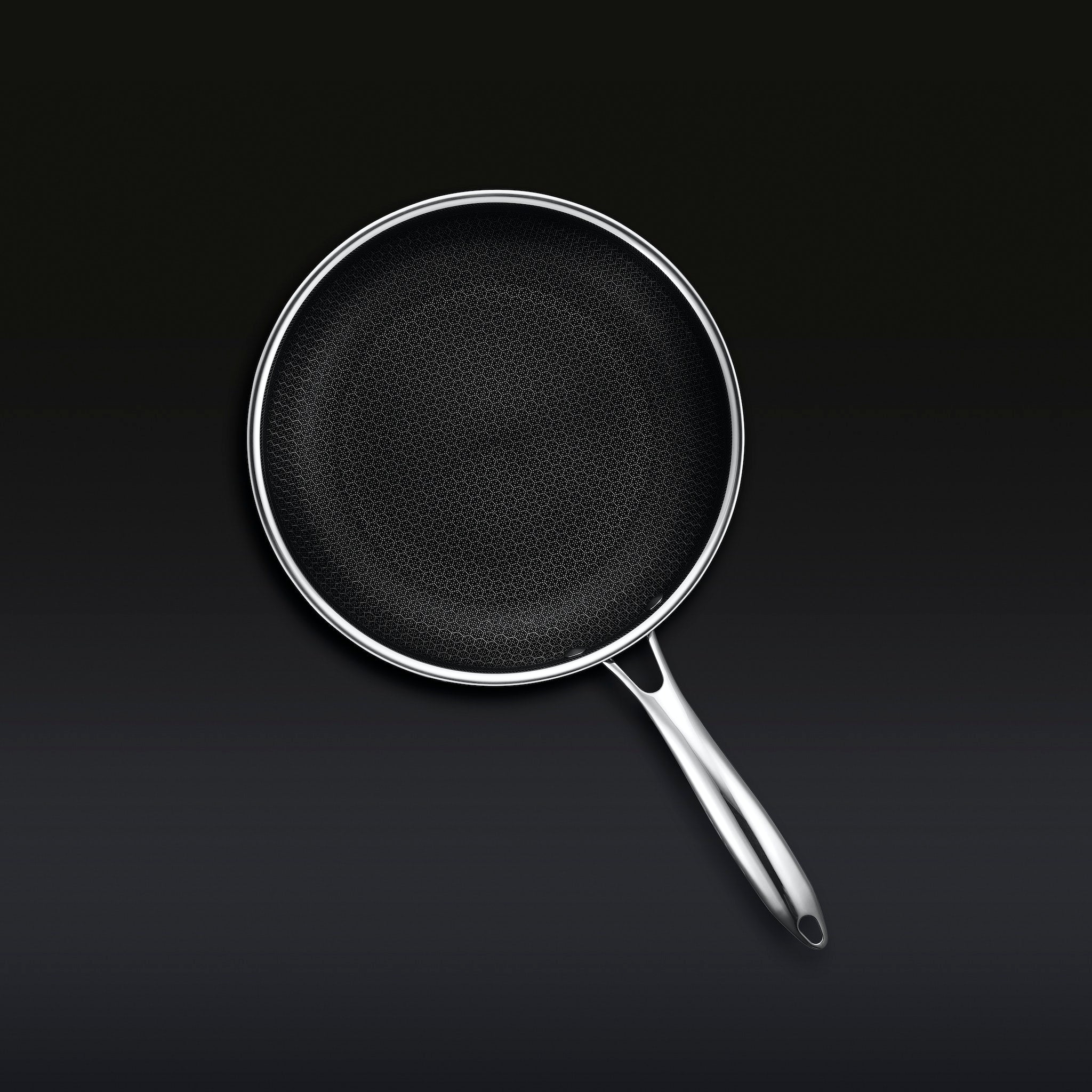 26cm ヘックスクラッド ハイブリッドフライパン 蓋付き