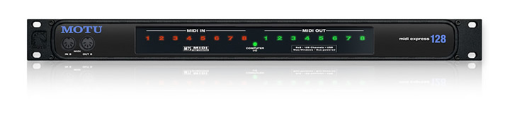 MIDI Express 128 - MOTU | 株式会社ハイ・リゾリューション