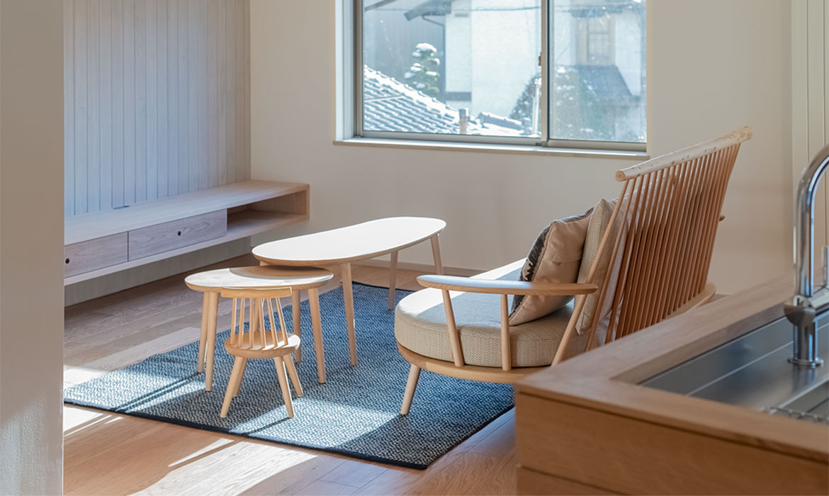 kinoe ネストテーブル | 飛騨産業株式会社【公式】 | 飛騨の家具、国産家具