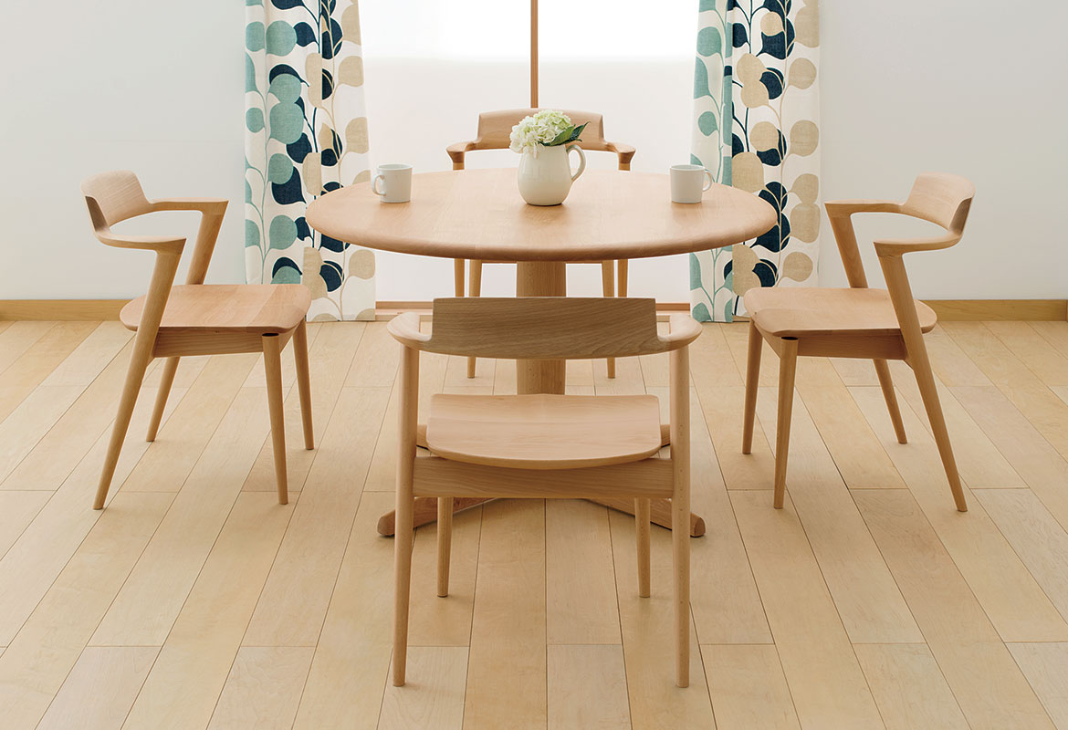 SEOTO セミアームチェア（板座） | 飛騨産業株式会社【公式】 | 飛騨の