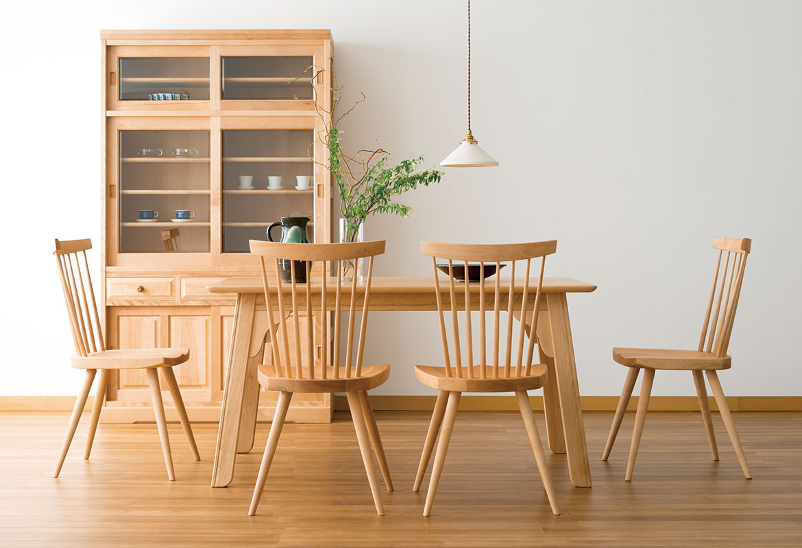 GMFK632○北海道民芸家具 本棚 本箱 キャビネット 飾り棚 食器棚 水屋