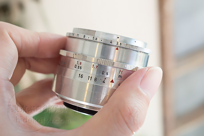 Meyer Gorlitz Primotar F3.5 75mm バブルボケ バブルボケ（玉ボケ）が