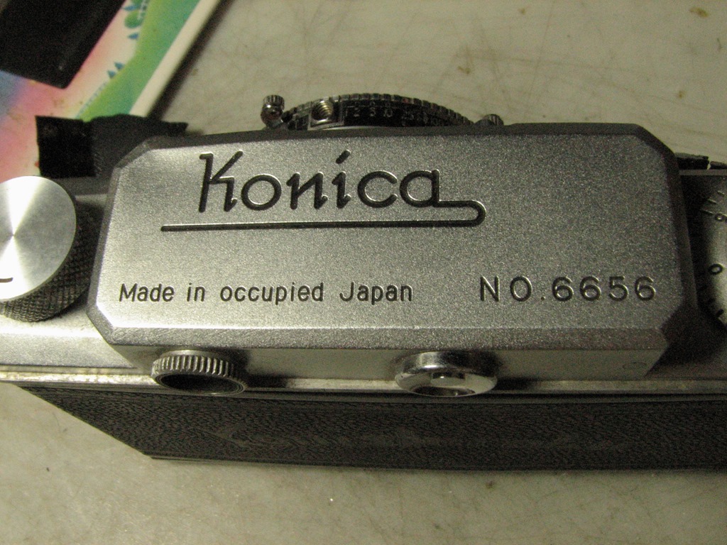 コニカ Ⅰ型(6656) Made in Occupied Japan | レトロカメラのスペース
