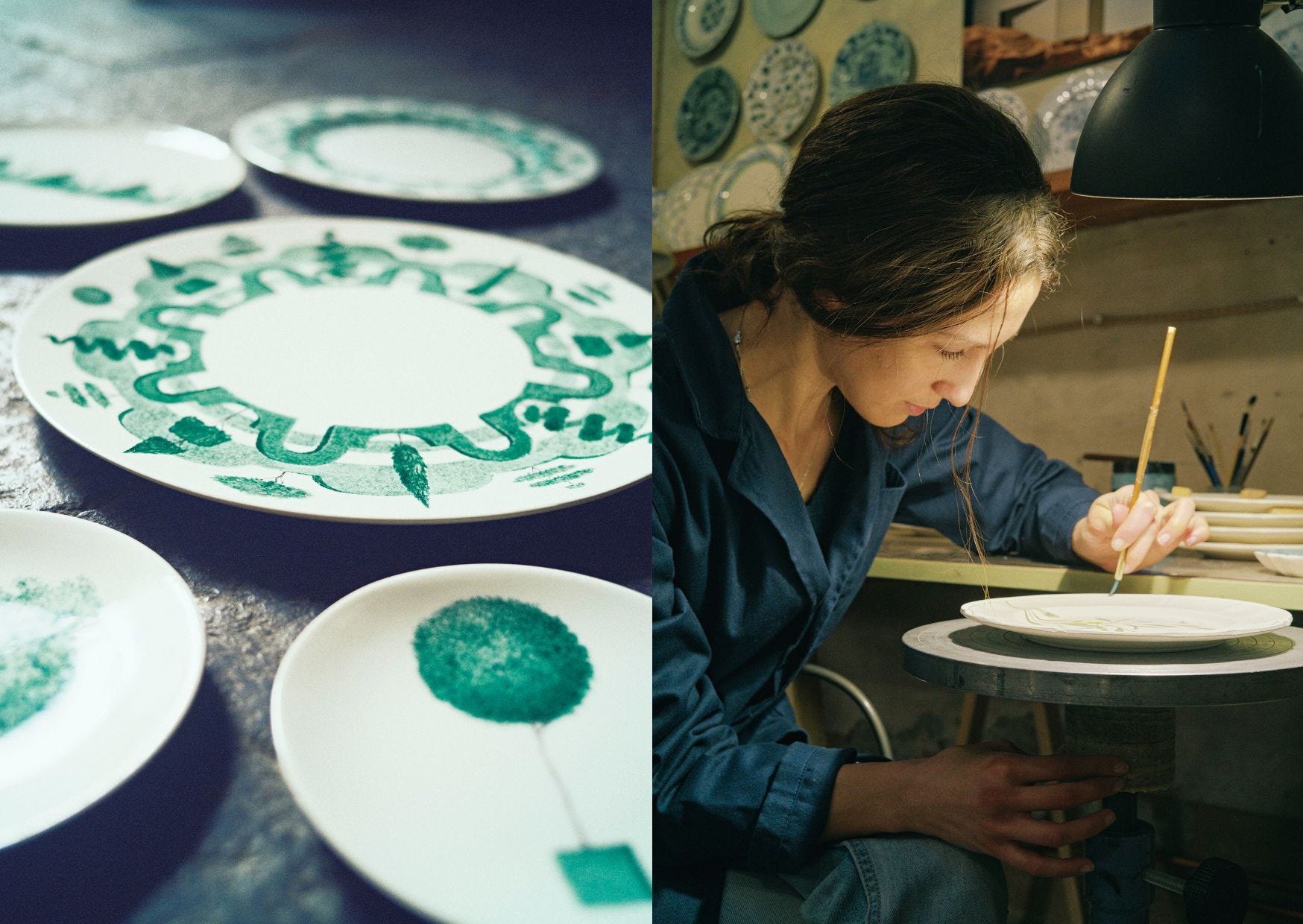 ミラネーゼマダムが生み出したアート陶器【イタリア、小さな工房の職人