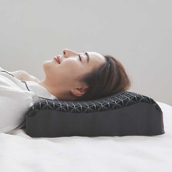 ヒツジのいらない枕 至極 通気性メッシュ枕 グレー・ホワイト 公式