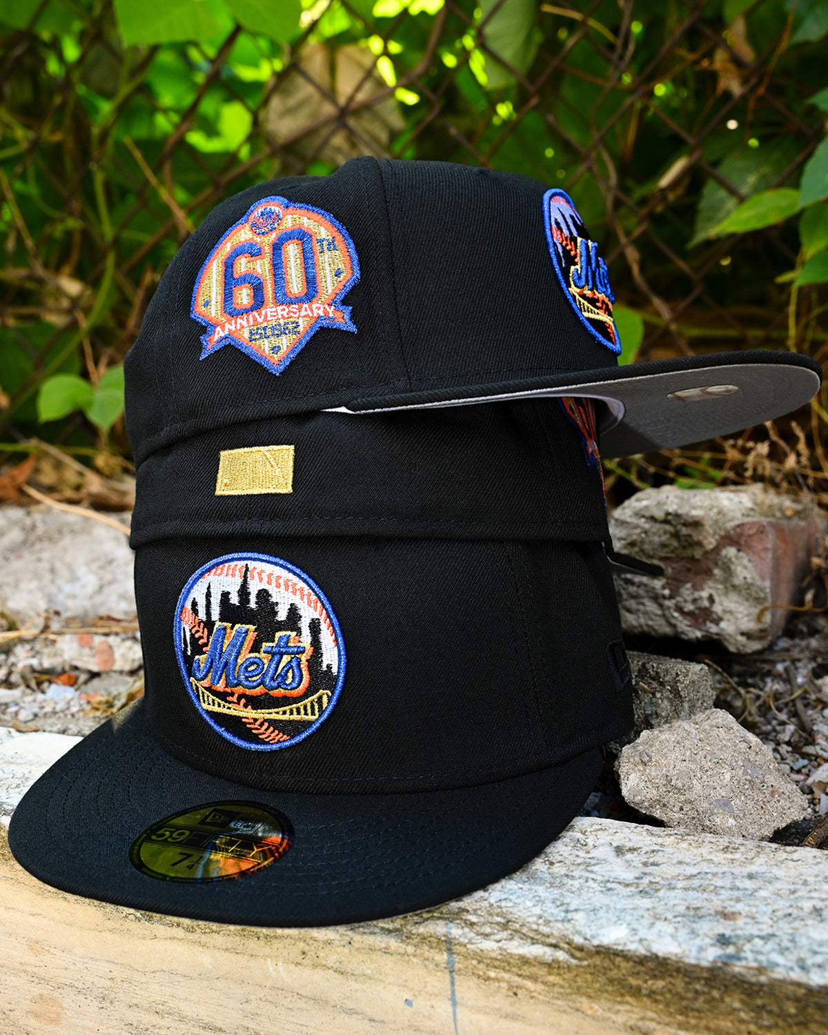 NEW ERA New York Mets - 59Fifty 60th Anniversary Black – HOMEGAME