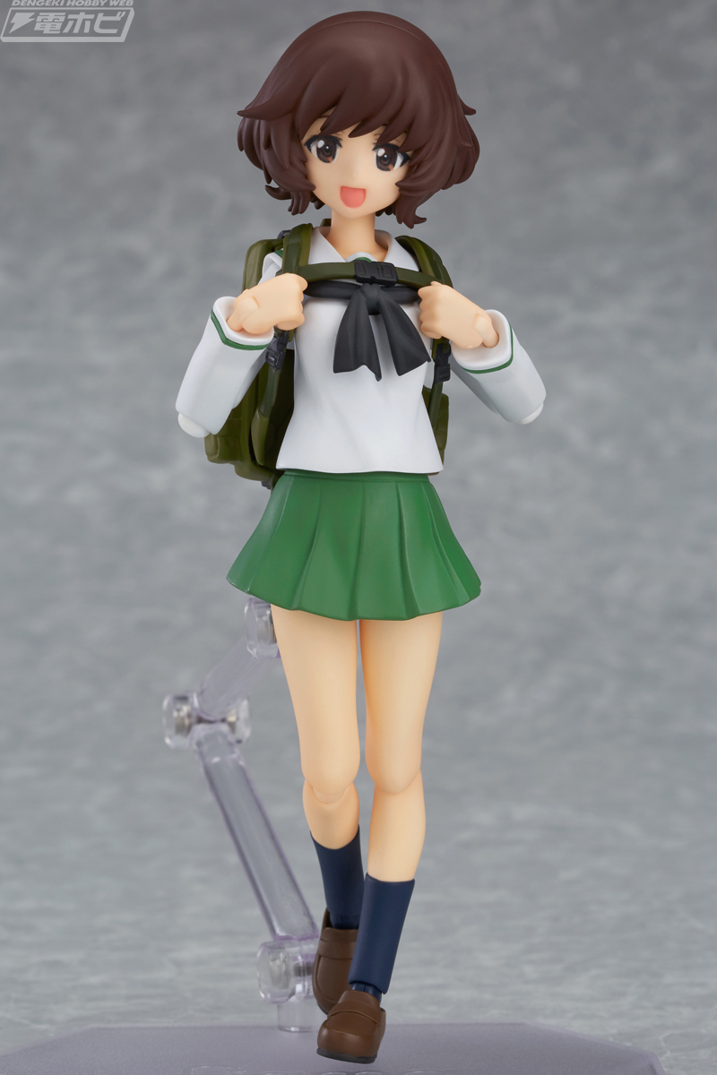 ガルパン』秋山優花里が大洗女子学園の制服姿でfigmaシリーズから再び