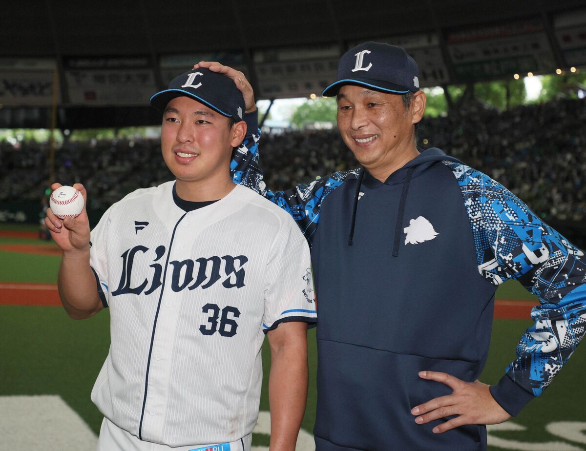 西武】3年目右腕・山田陽翔がプロ初勝利 ウィニングボールを手に
