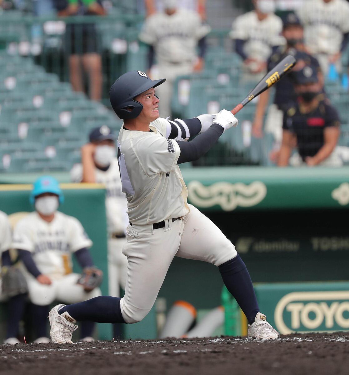 甲子園】“PLユニ”の石見智翠館が現校名では甲子園初勝利 骨折から