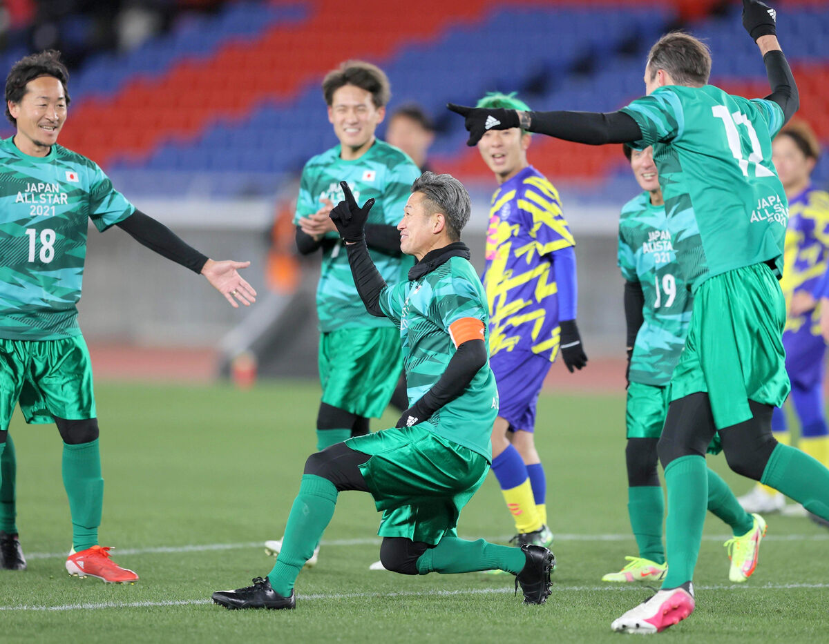 横浜FC・三浦知良「幸せです」4年9か月ぶりカズダンス！J「ALL