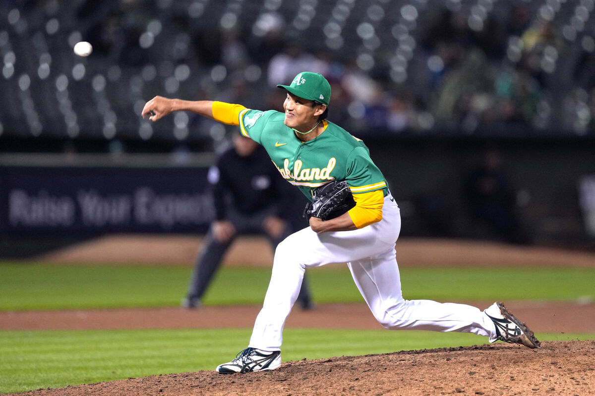 藤浪晋太郎投手がメジャー11試合目で念願の初勝利 14球中9球