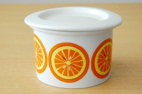 ARABIA/アラビア/POMONA/ポモナ/ジャムポット/オレンジ - 北欧、暮らし