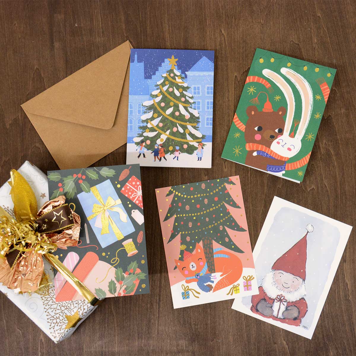 Putinki プティンキ クリスマスグリーティングカード ( Kaisu Sandberg