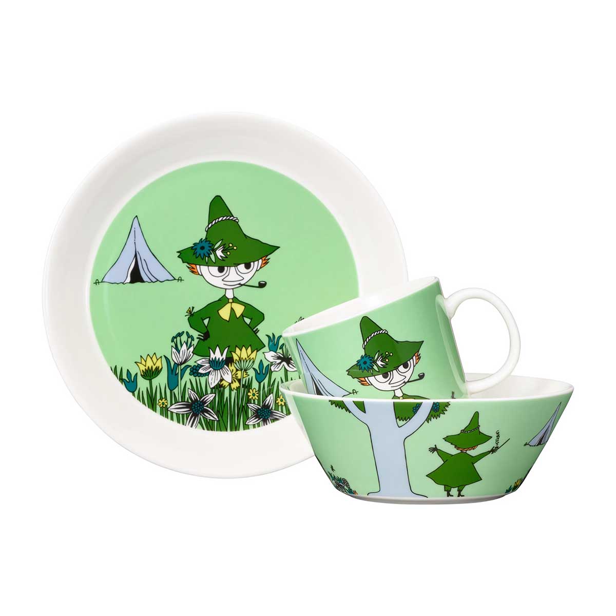 Moomin ムーミン ARABIA アラビア プレート ( 19cm / スナフキン