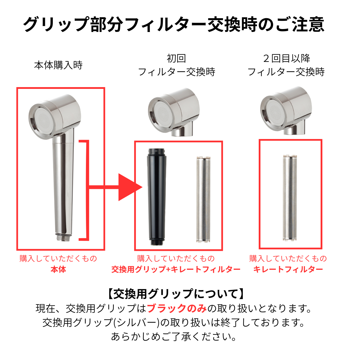 ホリスティック キュア シャワーヘッド シルバー / ホリスティック
