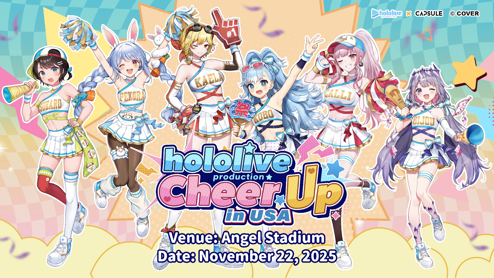 CAPSULE x hololive production x “Cheer UP” Event Comes to Los