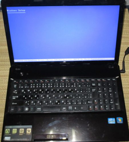 Win7世代のPCにXPをインストールする（Lenovo G580） - パソコン分解