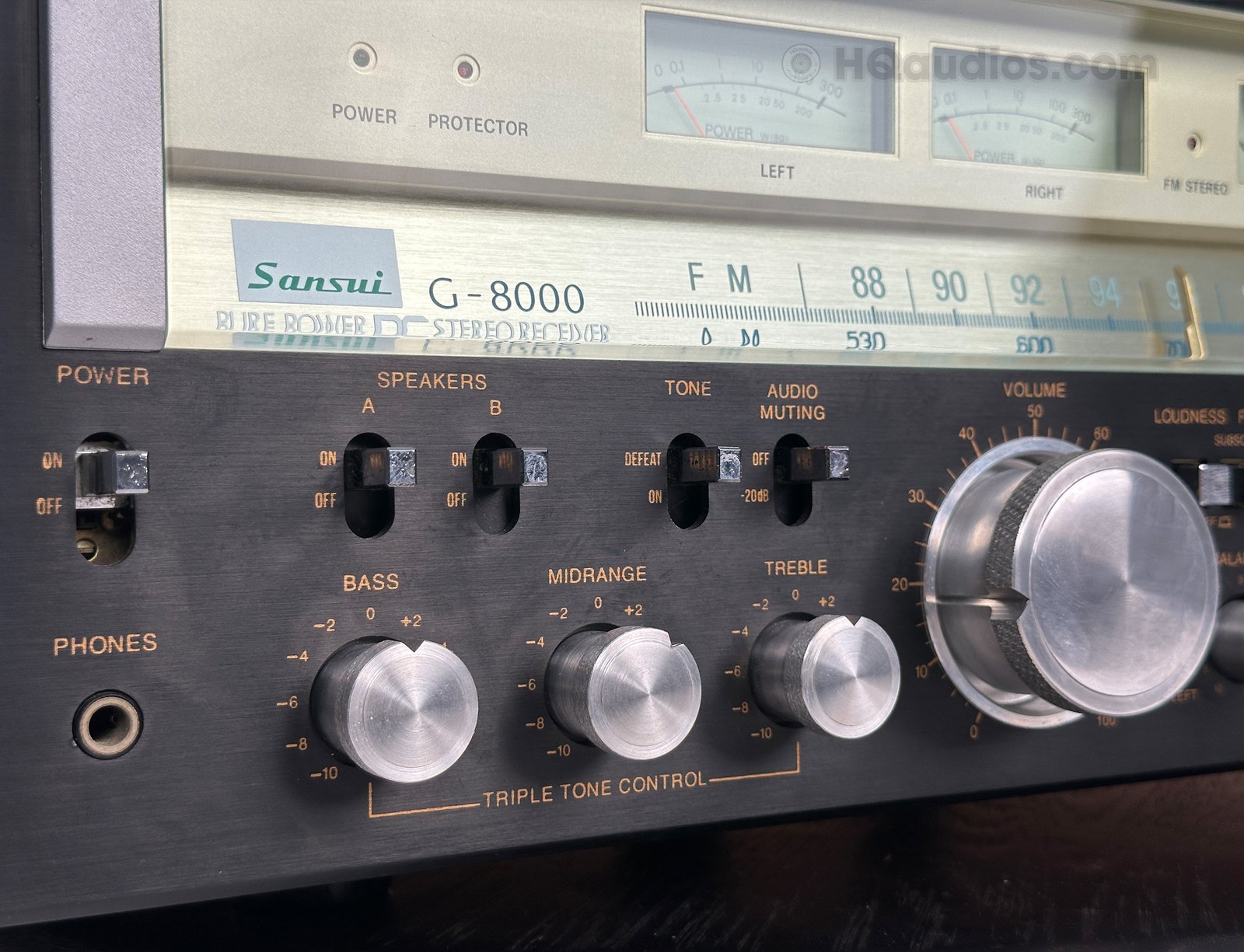 Sansui G-8000 Pure Power DC Stereo Receiver–Fully Serviced