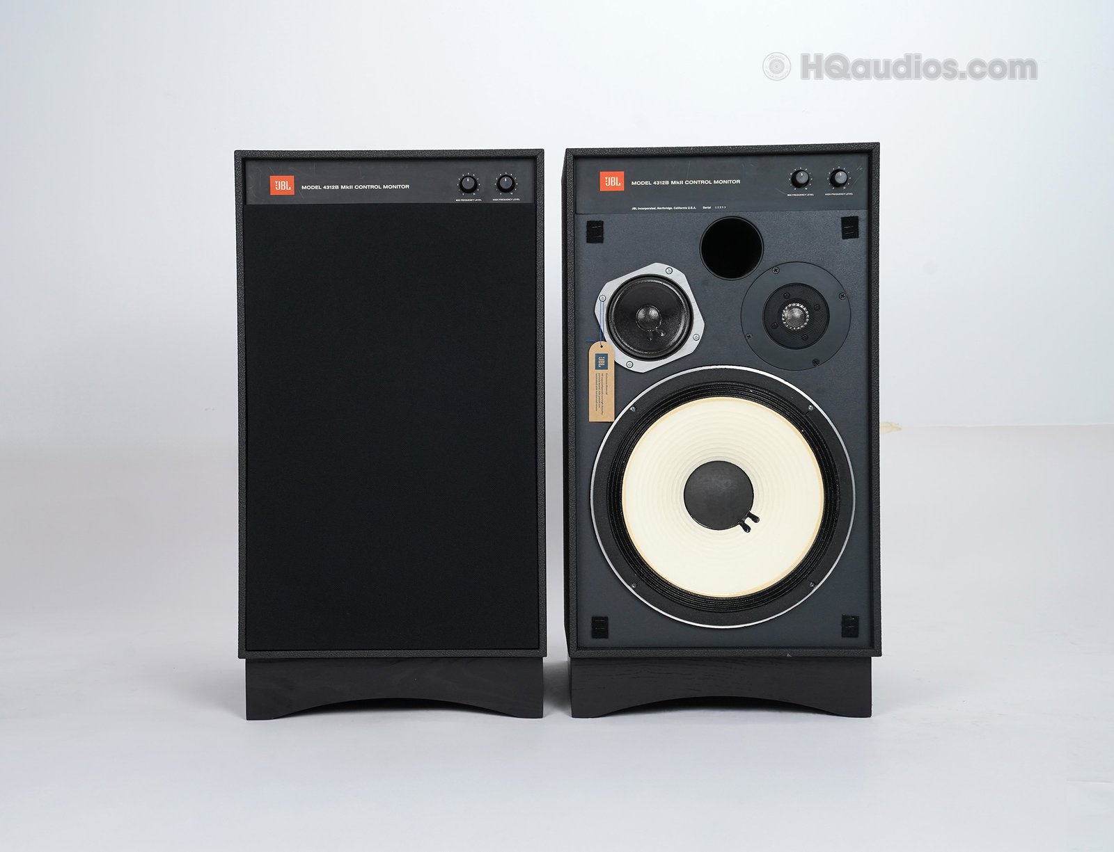 JBL 4312B MKII Studio Monitor Speakers –Fully Restored –1-Year WRT