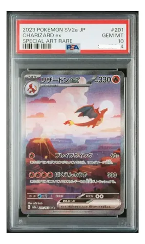 2023 Pokemon Sv2a- 151 #201 Charizard Ex Special Art Rare Psa 10
